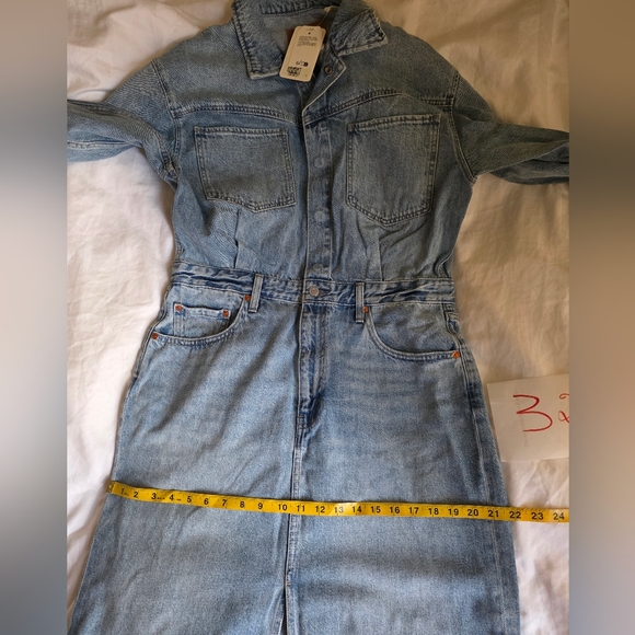 Levi's Western Denim Shirt Dress sz 32 BNWT - Picture 9 of 16